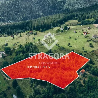 Земельна ділянка Татарів 1,19 га. Котеджне містечко